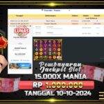 BUKTI JACKPOT SLOT 15.000X MANIA TERPERCAYA DI INDONESIA TGL 10-10-2024