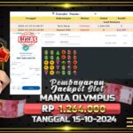 BUKTI JACKPOT SLOT MANIA OLYMPUS TERPERCAYA DI INDONESIA TGL 15-10-2024