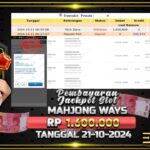 BUKTI JACKPOT SLOT MAHJONG WAYS TERPERCAYA DI INDONESIA TGL 21-10-2024