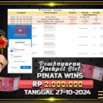 BUKTI JACKPOT SLOT PINATA WINS TERPERCAYA DI INDONESIA TGL 27-10-2024